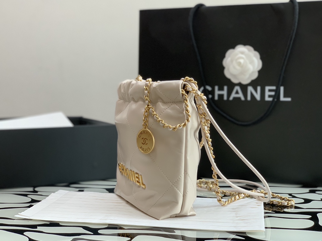 Chanel 22 Mini sac Beige — réplique – Image 3