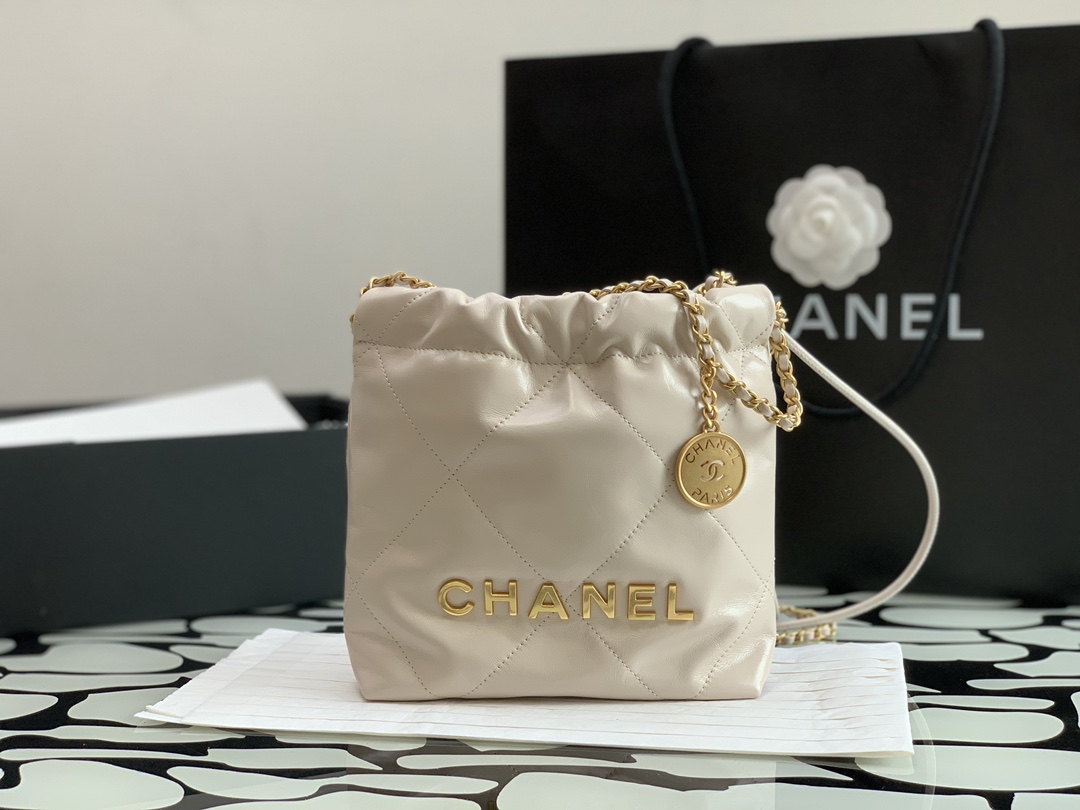 Chanel 22 Mini sac Beige — réplique – Image 5