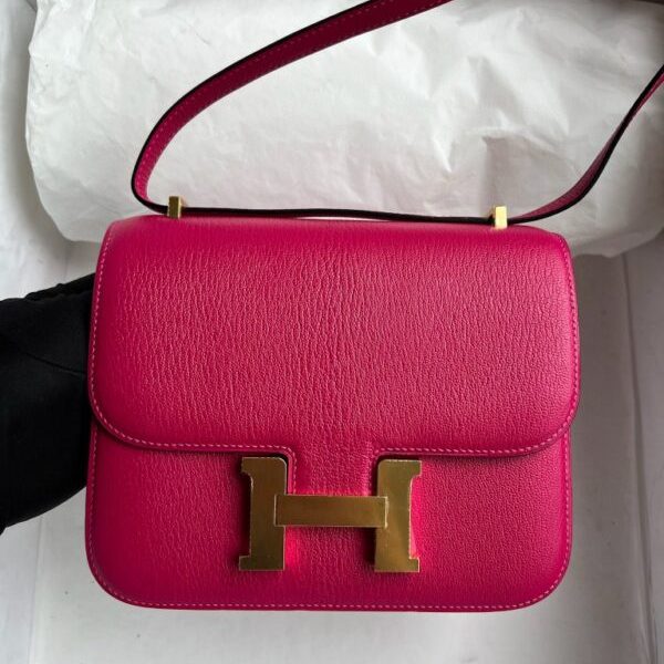 Hermès Constance 18Cm Bright Rose — réplique
