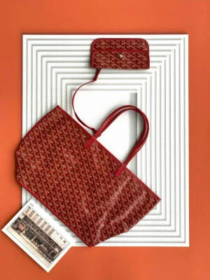 Cabas Goyard coloris rouge Anjou GM — réplique