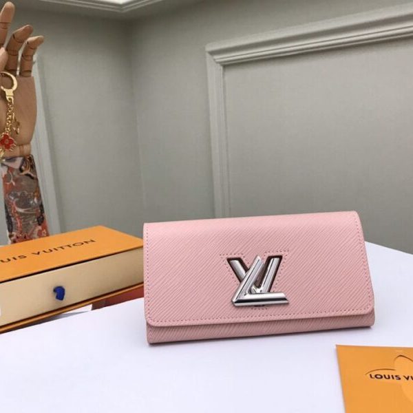 Louis Vuitton Twist portefeuille rose — réplique