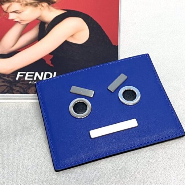 Fendi porte-cartes bleu — réplique
