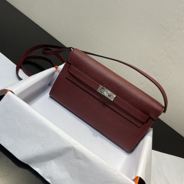 Hermès Kelly Elan Bordeaux — réplique