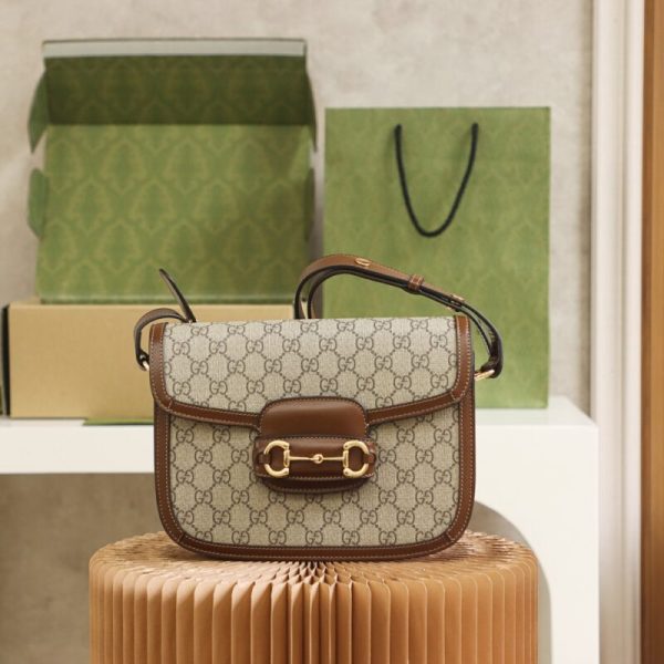 Gucci Horsebit 1955 Classic marron — réplique