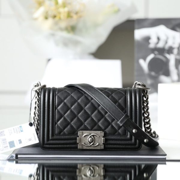 CHANEL Le Boy noir petit format — réplique