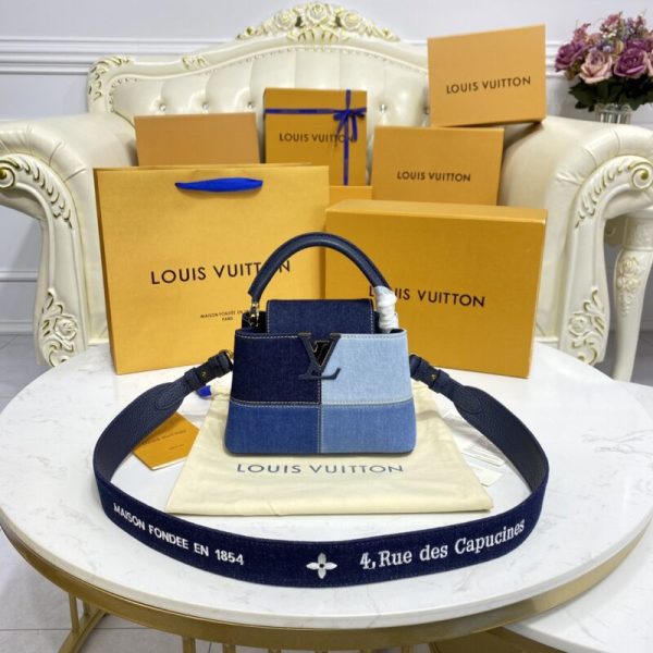 Loius Vuitton Capucines Denim — réplique