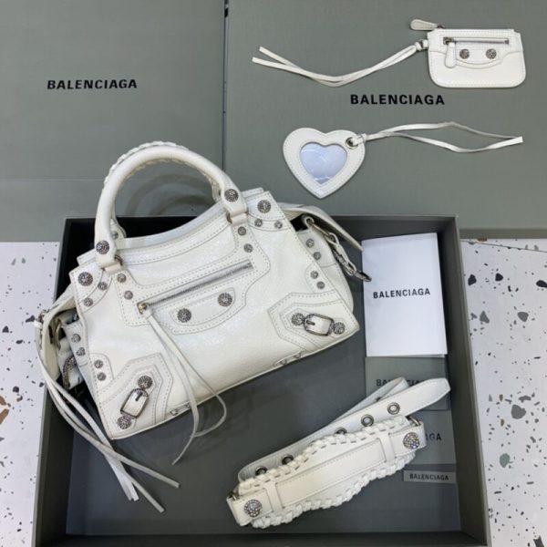Balenciaga Le City blanc Diamond — réplique