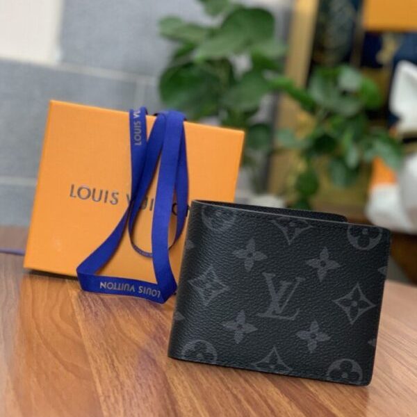 Louis Vuitton Slender portefeuille noir — réplique