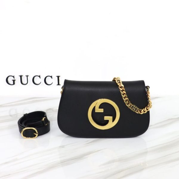 Gucci Blondie cuir noir — réplique