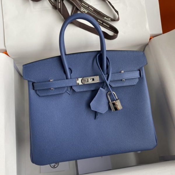 Hermès Birkin Agate bleu — réplique