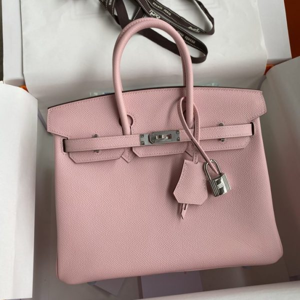 Hermès Birkin Epsom rose argenté — réplique