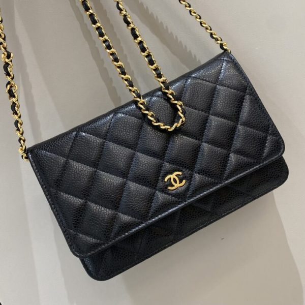 CHANEL Woc portefeuille on Chain — réplique