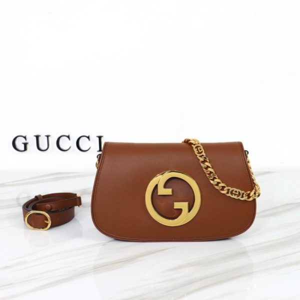 Gucci Blondie cuir marron — réplique