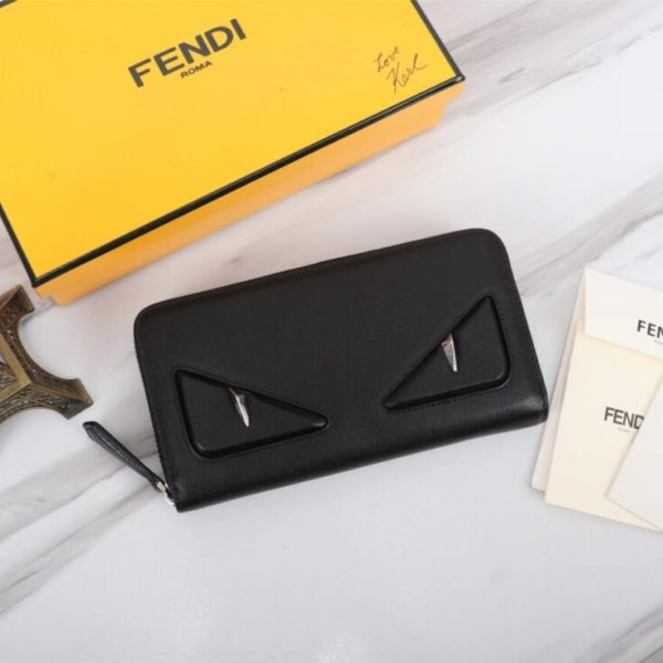 Fendi noir Eyes portefeuille — réplique