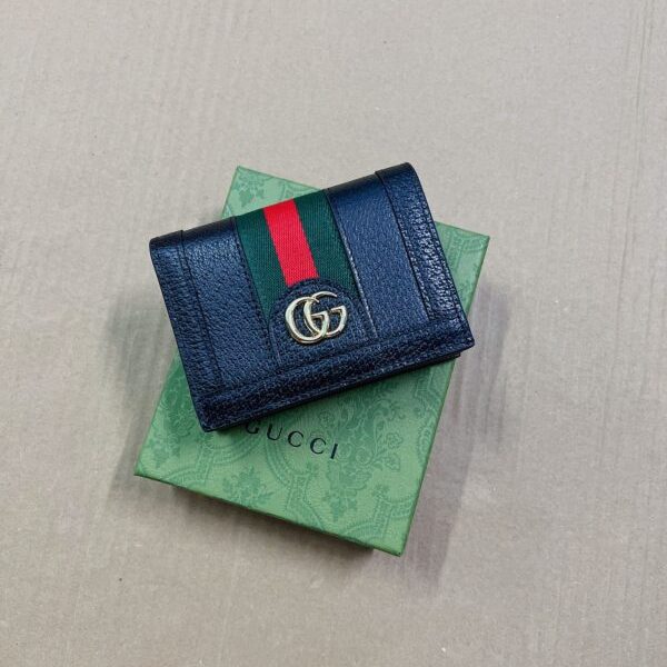 Gucci Ophidia Compact noir portefeuille — réplique