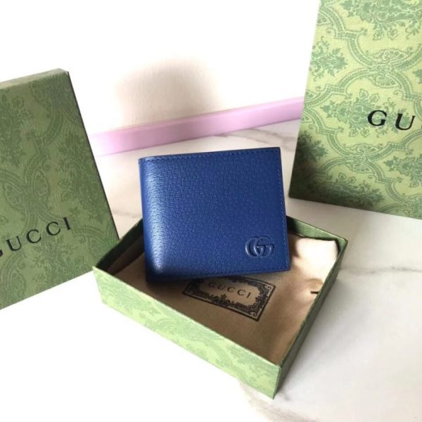 Gucci Marmont portefeuille bleu — réplique