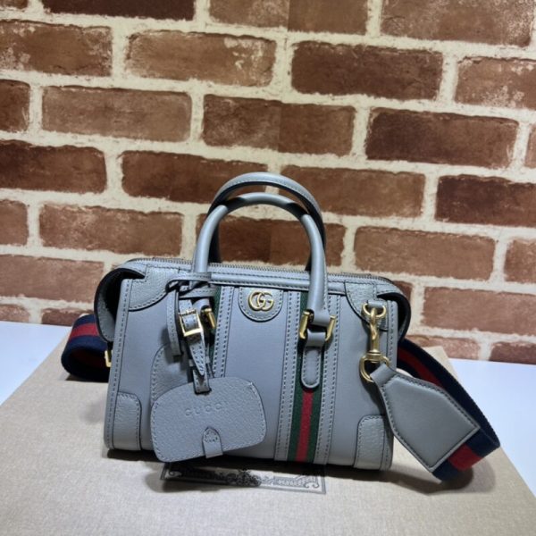 Gucci Bauletto avec poignée bleu ciel — réplique