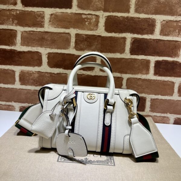 Gucci Bauletto avec poignée blanc — réplique