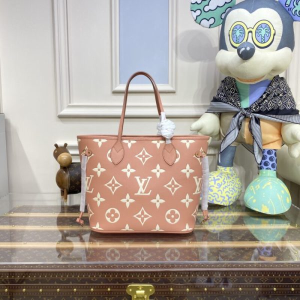 Louis Vuitton Neverfull MM rose — réplique