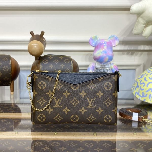 Louis Vuitton Pallas pochette noir — réplique