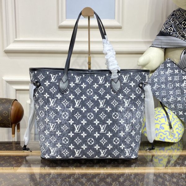 Louis Vuitton Neverfull MM Denim — réplique