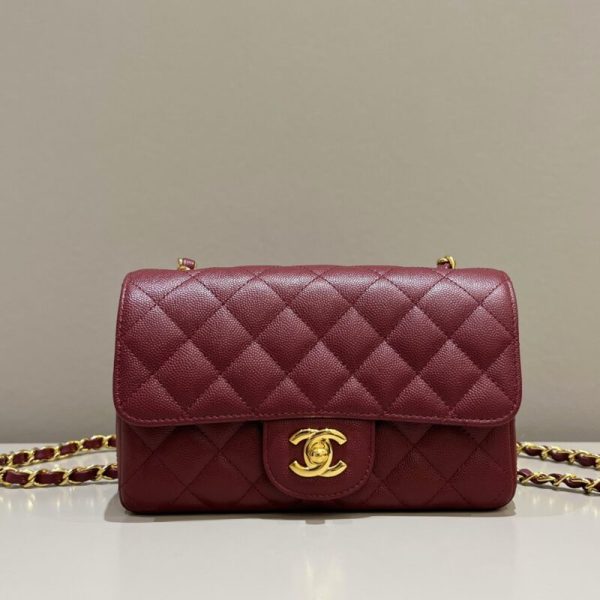 CHANEL Classic Flap 25cm Burgundy — réplique