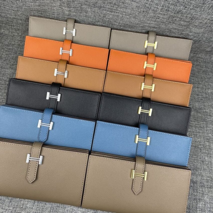 Hermès Zipper Vertical portefeuille — réplique