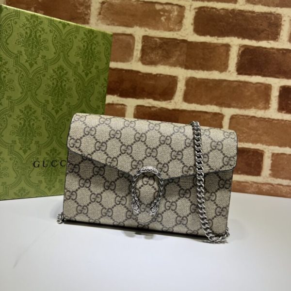 Gucci Dionysus GG Chain portefeuille Denim Classic — réplique