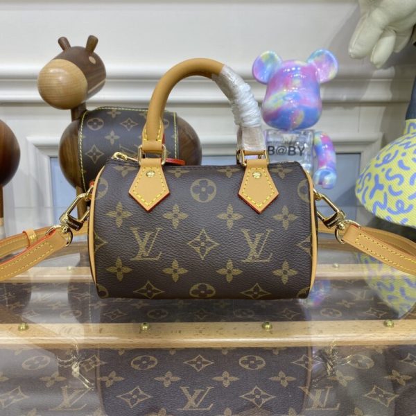 Louis Vuitton Speedy Nano marron — réplique