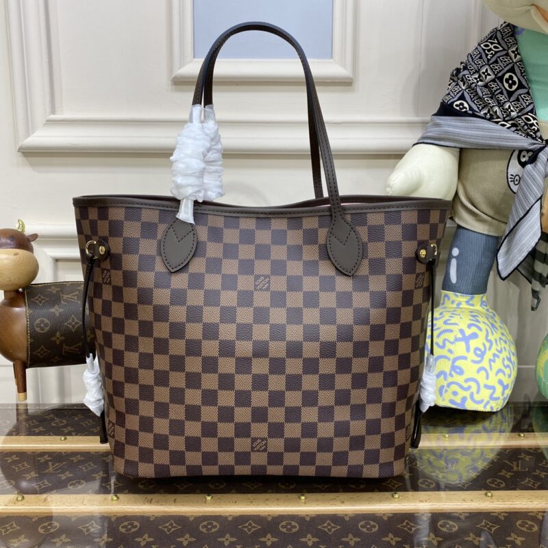 Louis Vuitton Neverfull MM Grid rose Inside — réplique