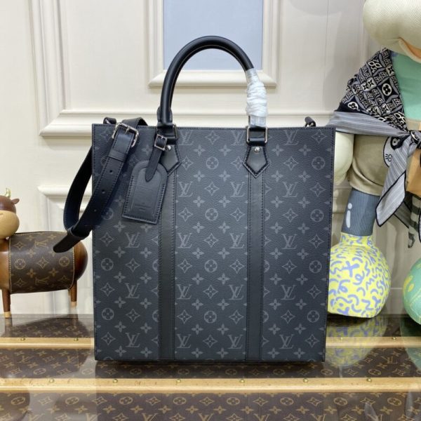 Louis Vuitton Sac Plat M noir — réplique