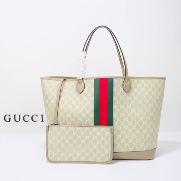 Gucci GG grand format cabas Beige — réplique