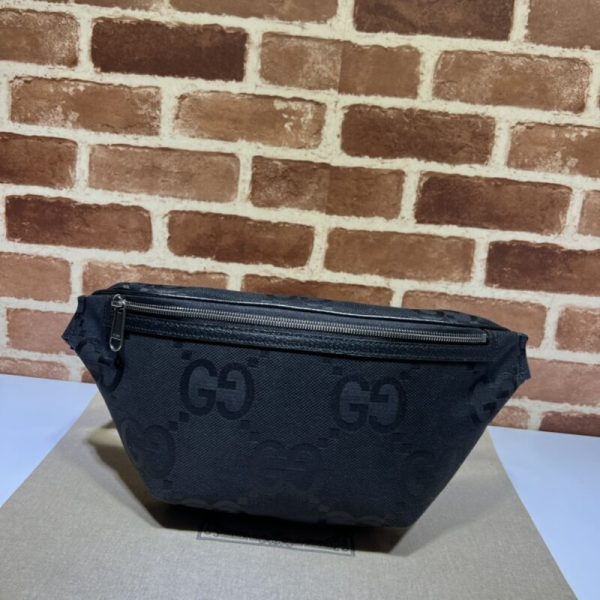 Gucci Double G Waist sac noir — réplique