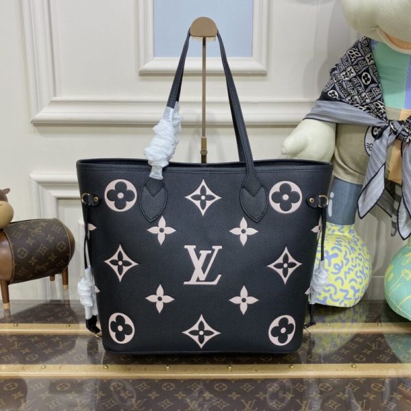 Louis Vuitton Neverfull MM noir rose — réplique