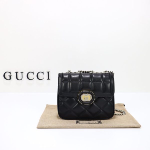 Gucci Gucci Deco Double G noir — réplique