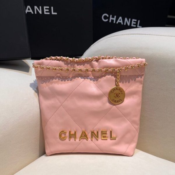 CHANEL 23s Mini Garbage sac rose — réplique