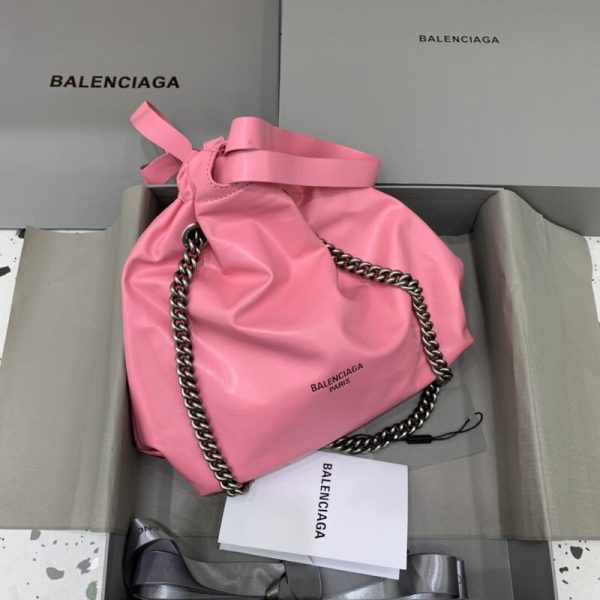 Balenciaga Crush petit format cabas rose — réplique