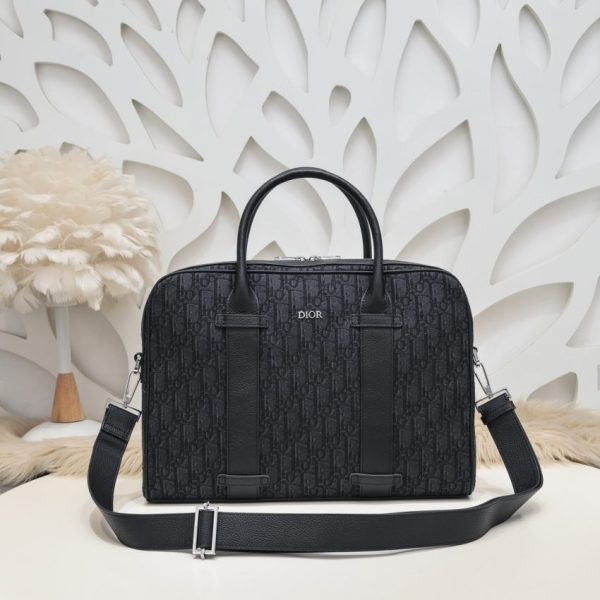 Dior Oblique porte-documents noir — réplique