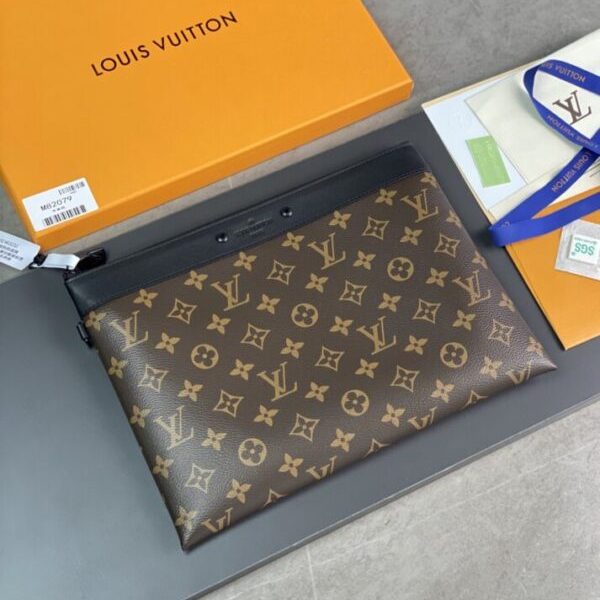Louis Vuitton To Go Pochette marron — réplique