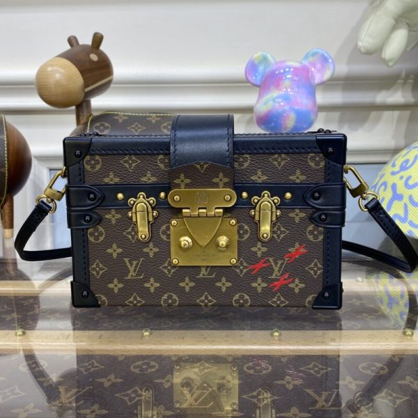 Louis Vuitton Petite Malle marron foncé — réplique