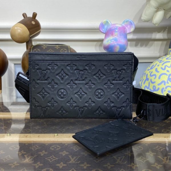 Louis Vuitton Gaston Wearable portefeuille noir — réplique