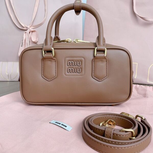 Miu Miu Arcadie petit format Full marron — réplique