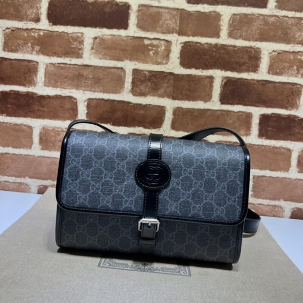 Gucci GG besace noir toile — réplique