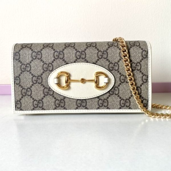 Gucci Horsbet Chain pochette blanc — réplique
