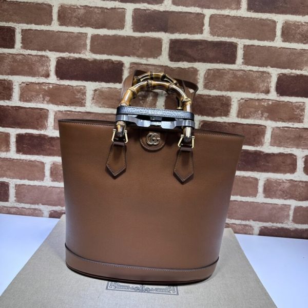 Gucci Diana moyen format cabas marron — réplique