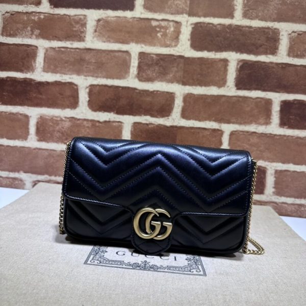 Gucci Matelassé Mini noir — réplique