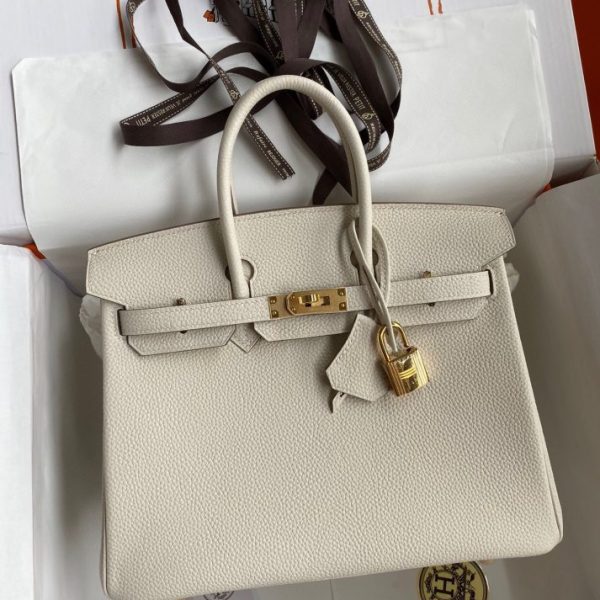 Hermès Birkin blanc Togo doré — réplique