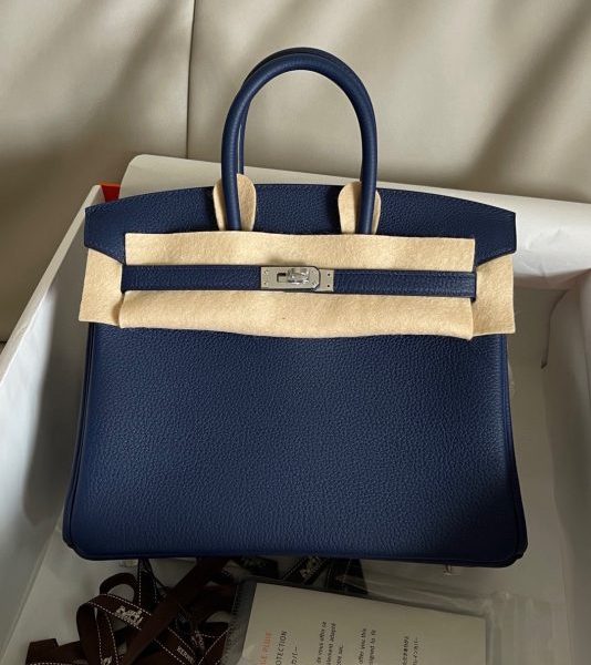 Hermès Birkin Sapphire bleu Togo — réplique