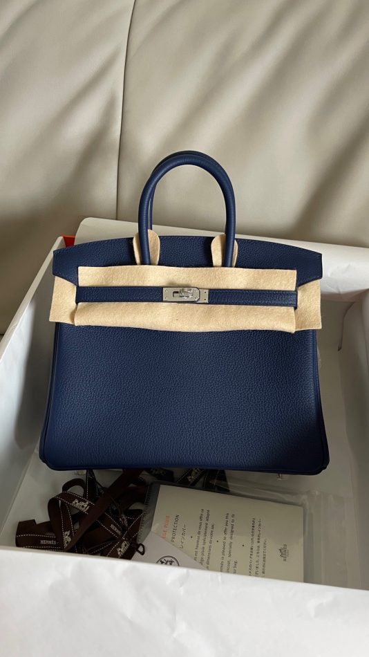 Hermès Birkin Sapphire bleu Togo — réplique