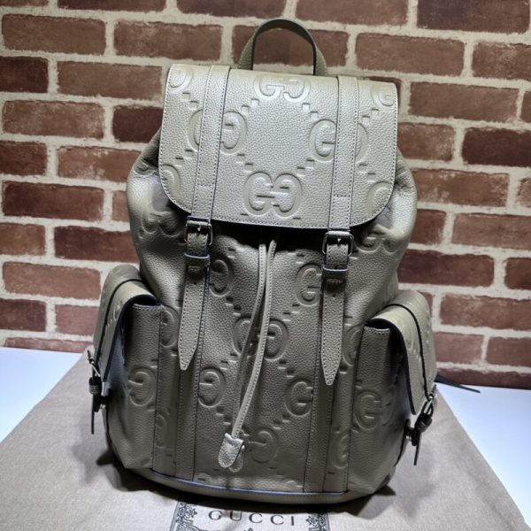 Gucci moyen format sac à dos Full Beige — réplique